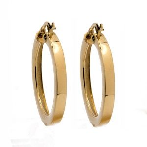 18-karat Yellow Gold "Sunlight" Hoop Earrings